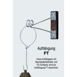 Nichoir à trou ovale en béton de bois - Toit conique - Schwegler (2M FG - 117/7)