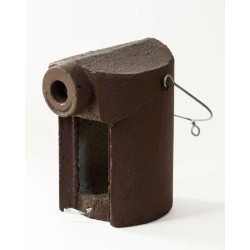 Nichoir pour mésanges avec protection contre prédateurs 34mm - Béton de bois - Schwegler (3SV - 122/1)