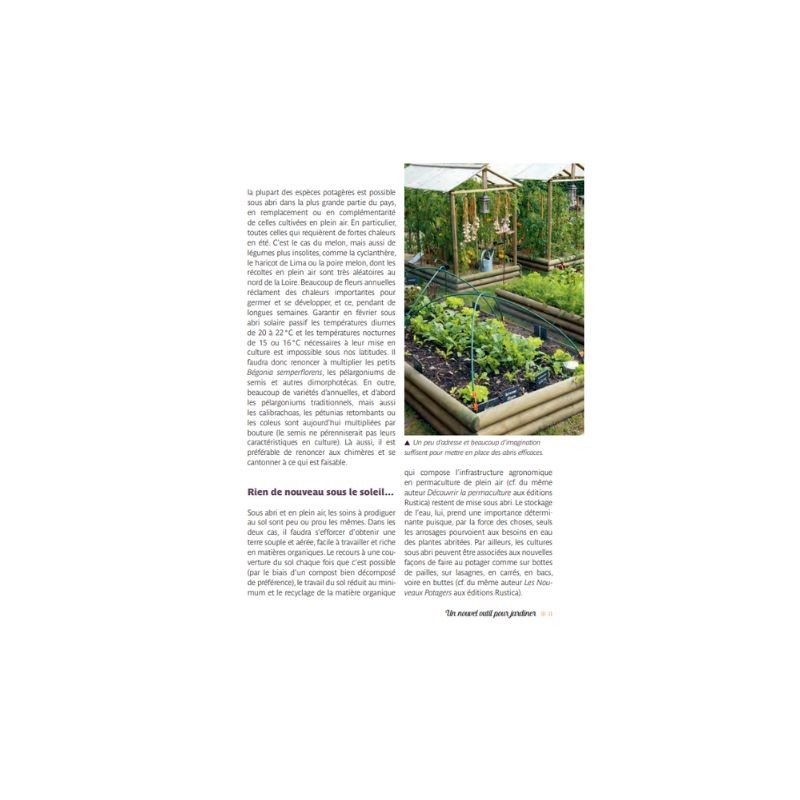 Serres, tunnels & châssis en permaculture - Pour des récoltes toute l'année