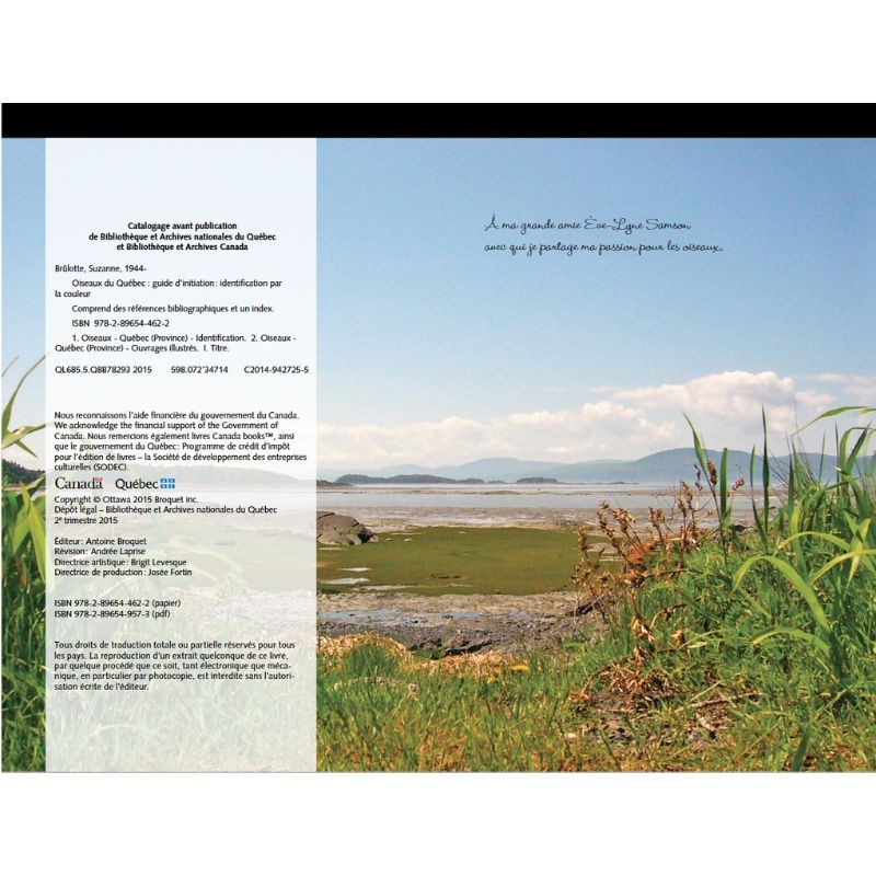 Les oiseaux du Québec - Guide d'initiation - Identification par la couleur