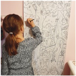Frise de coloriage "L'arbre de la biodiversité" - Un coloriage géant pour les enfants !