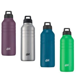 Gourde isotherme Esbit "Majoris" - 1L - Aubergine/Argent/Vert pomme/Bleu polair