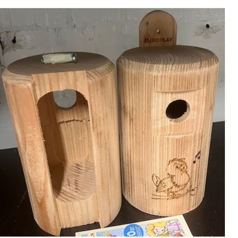 Nichoir "Happy Birds" 32 mm pour grandes Mésanges – Bois - Europlay
