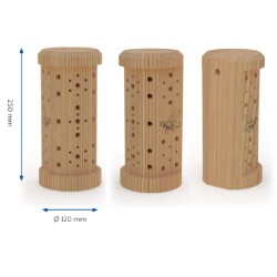 Abri à abeilles solitaires "Happy Bees" – Bois de Mélèze - Europlay Abri à abeilles solitaires "Happy Bees" – Bois de Mélèze - Europlay