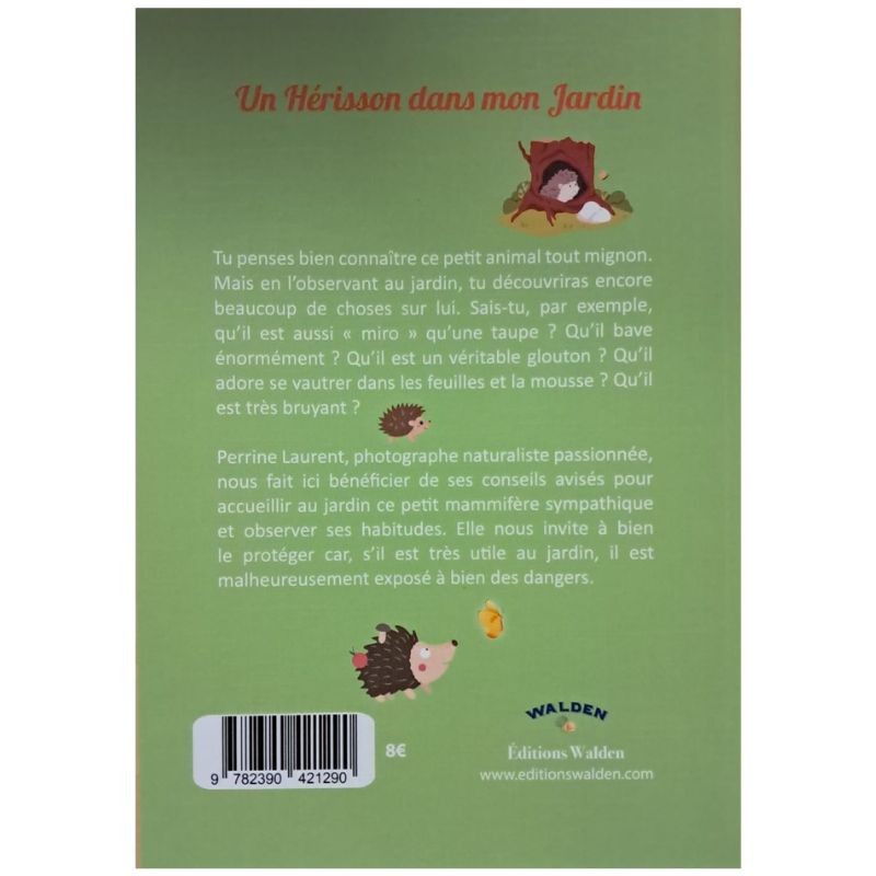 Un hérisson dans mon jardin - Les petits explorateurs