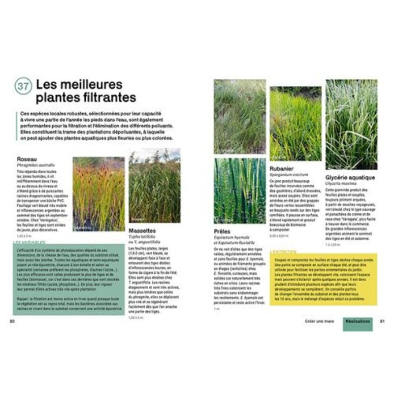 Créer et aménager une mare - Techniques et pratiques - Palettes et solutions végétales - Esthétique et vivante Créer et aménager une mare - Techniques et pratiques - Palettes et solutions végétales - Esthétique et vivante