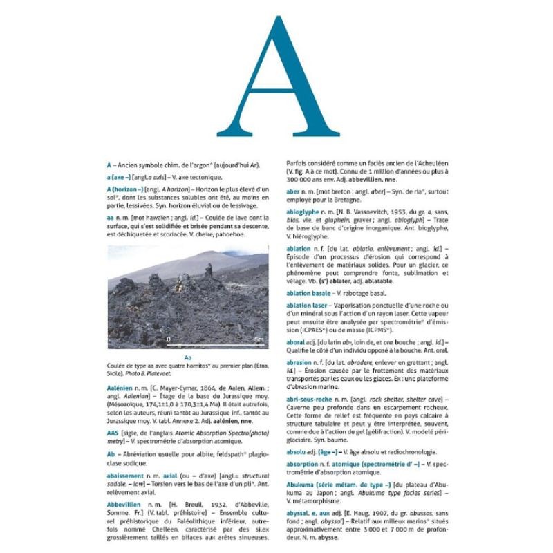 Dictionnaire de Géologie - 9ème édition