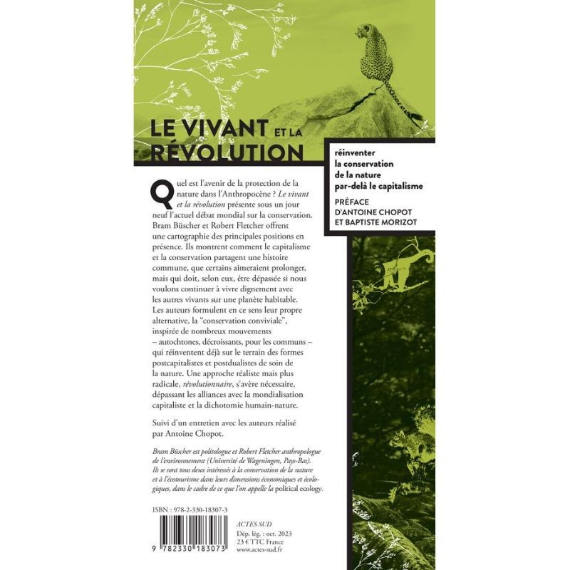 Le vivant et la révolution - Réinventer la conservation de la nature après le capitalisme Le vivant et la révolution - Réinventer la conservation de la nature après le capitalisme
