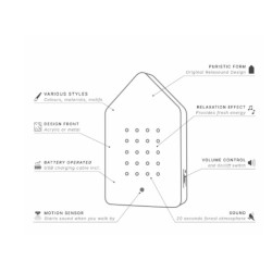 Boîte à sons "Birdybox" - Acier inoxydable