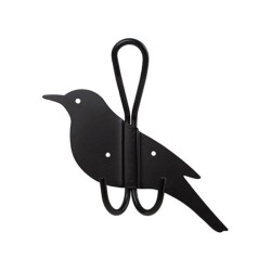 Patère en Métal Merle Noir