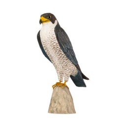 DecoBird Faucon Pélerin - Statuette en bois