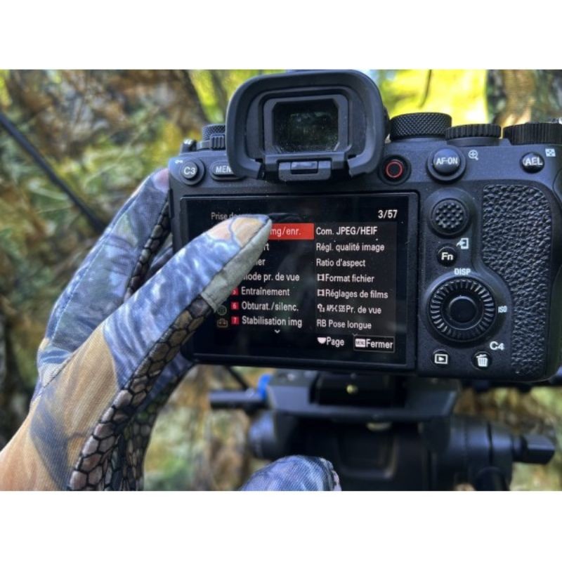 Gants de camouflage Doigts Tactiles - S/M - L/XL - XXL