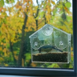 Mangeoire "Tous au balcon" - Pour graines Mangeoire "Tous au balcon" - Pour graines