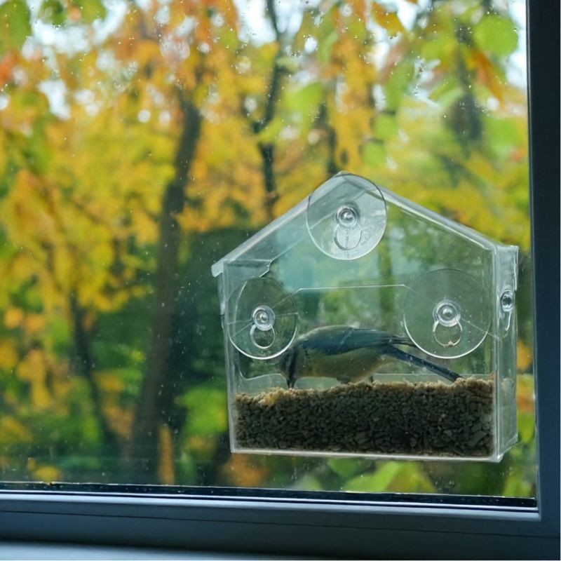 Mangeoire "Tous au balcon" - Pour graines Mangeoire "Tous au balcon" - Pour graines