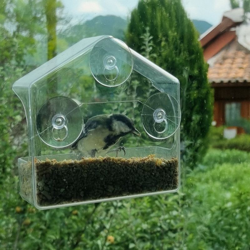 Mangeoire "Tous au balcon" - Pour graines Mangeoire "Tous au balcon" - Pour graines