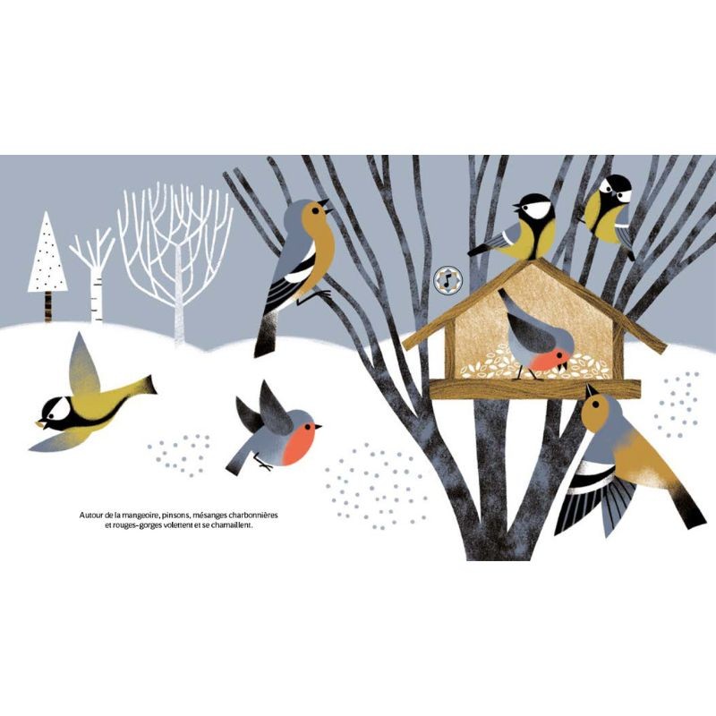 Une promenade en hiver - Ecoute les animaux - Livre sonore