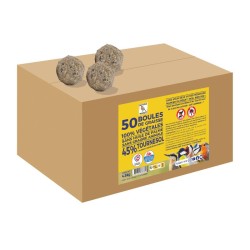 Carton de 50 boules de graisse - Natures Market