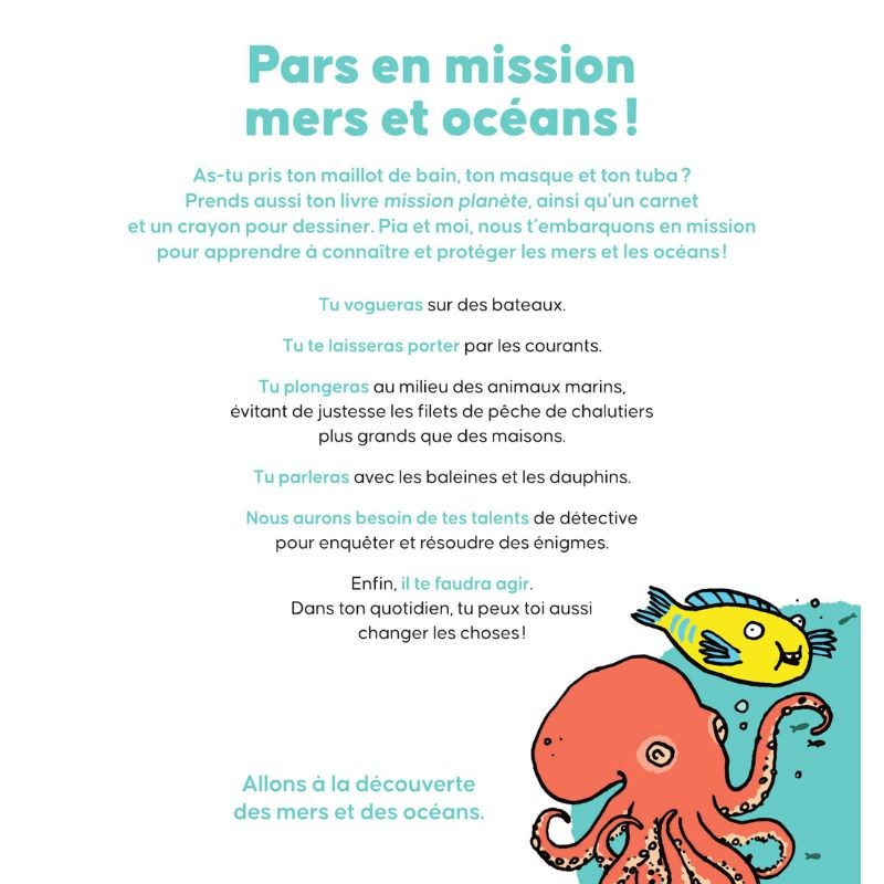 Mission Planète - Tome 2 - Les mers et les océans Mission Planète - Tome 2 - Les mers et les océans