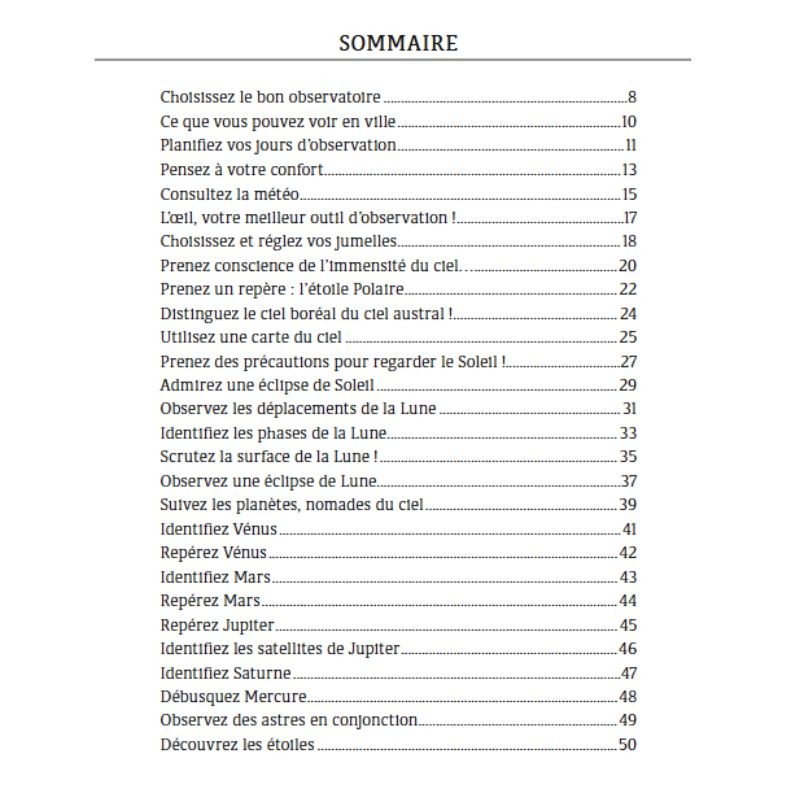 Observer le ciel - À l' oeil nu et aux jumelles