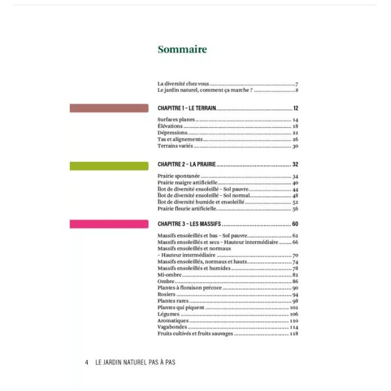 Le jardin naturel pas à pas - Accueillir la biodiversité
