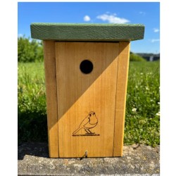 Nichoir LRBPO 26 mm - Toit lasure naturelle verte