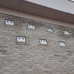 Nichoir à moineaux IB MU 08 - Double - Béton de bois