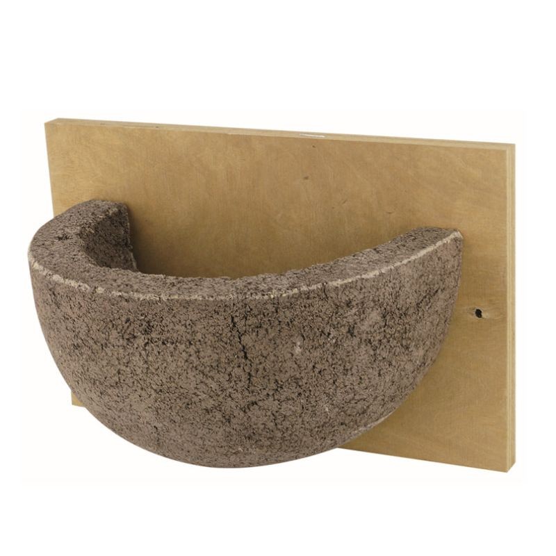 Nichoir pour hirondelles rustiques "Méridia" - Bois/Béton de bois