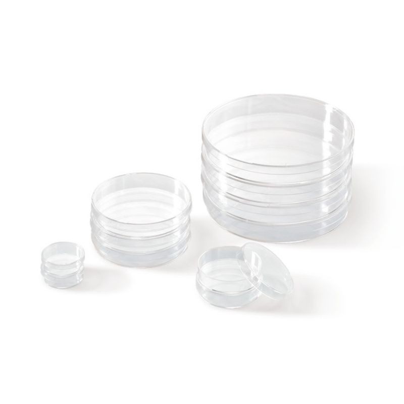 Boîtes de Petri avec ergots de ventilation - 94 x 16 mm - Stérile - Lot de 20