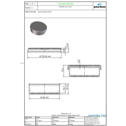 Boîtes de Petri avec ergots de ventilation - 35 x 10 mm - Non stériles - Lot de 10