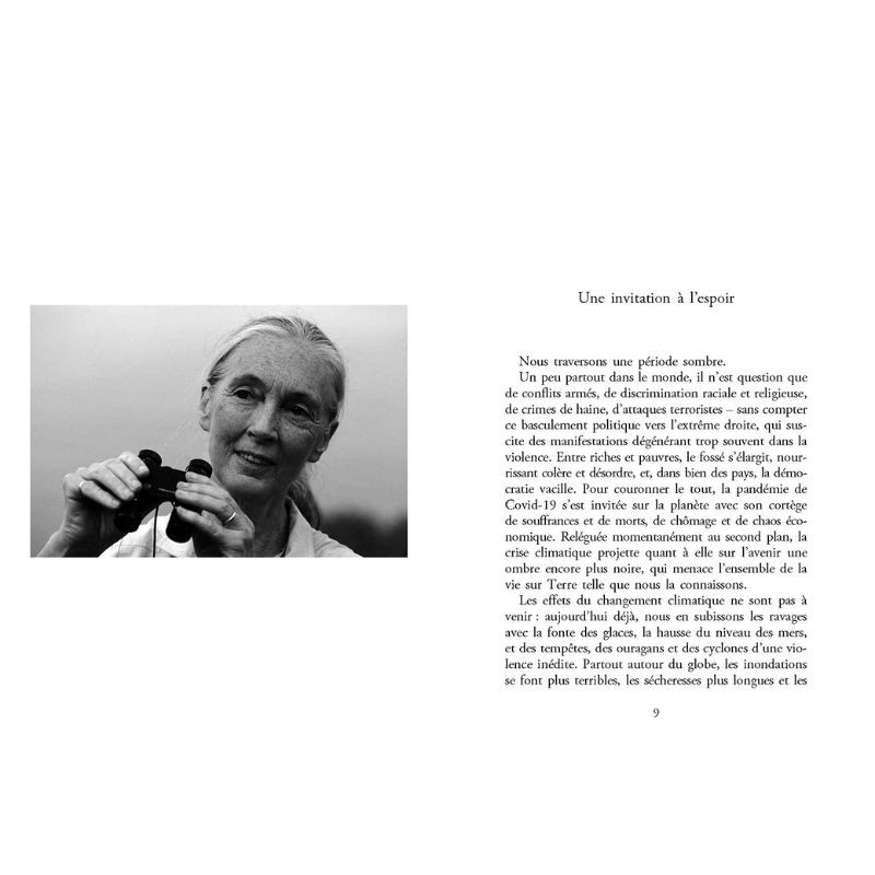 Le Livre de l'espoir - Jane Goodall Le Livre de l'espoir - Jane Goodall