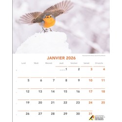 Calendrier des Oiseaux 2026 Calendrier des Oiseaux 2026