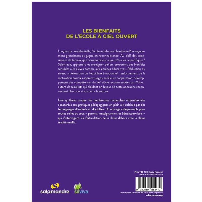 Les bienfaits de l'école à ciel ouvert Les bienfaits de l'école à ciel ouvert