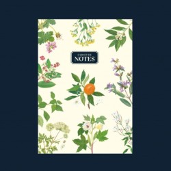 Carnet de notes A5 - Plantes - bleu ou beige