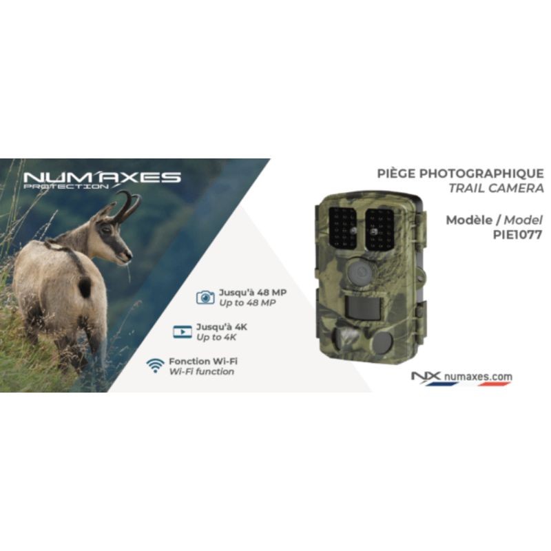 Num'axes PIE1077 Wi-Fi - Piège photographique