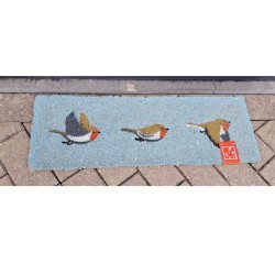 Paillasson coco rouge gorge S