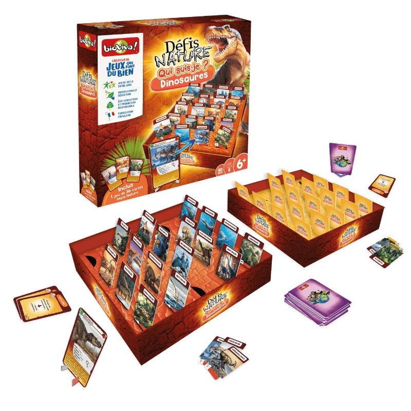 Jeu Défis Nature - Qui suis-je ? Dinosaures Jeu Défis Nature - Qui suis-je ? Dinosaures