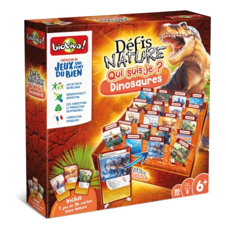 Jeu Défis Nature - Qui suis-je ? Dinosaures