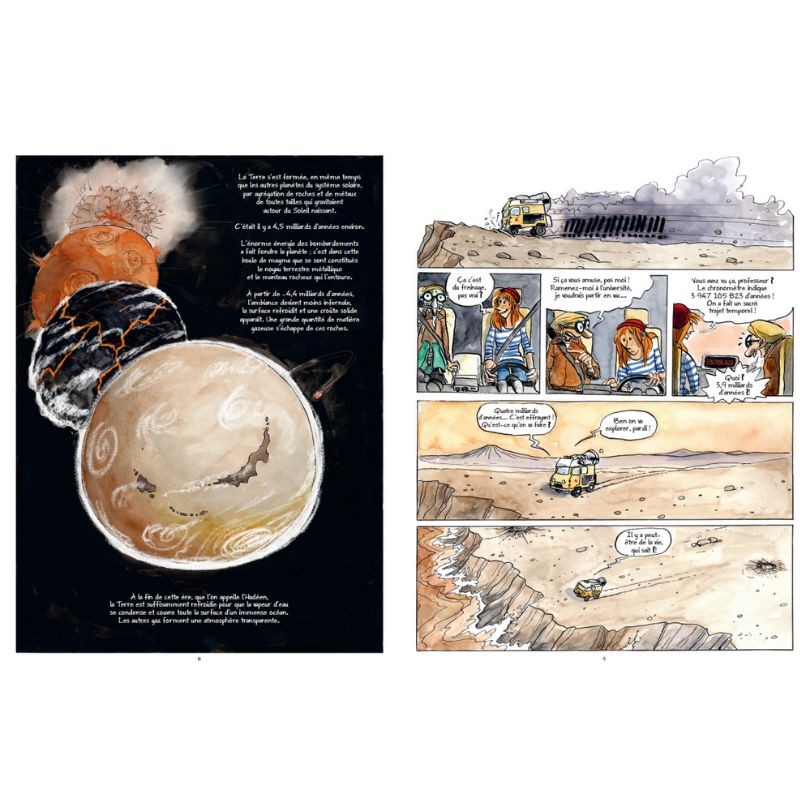 La Traversée des ères - Tome 1 : les origines - BD La Traversée des ères - Tome 1 : les origines - BD