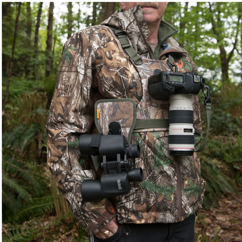 Harnais G3 pour appareil photo + Jumelles + Housse - Cotton Carrier Harnais G3 pour appareil photo + Jumelles + Housse - Cotton Carrier