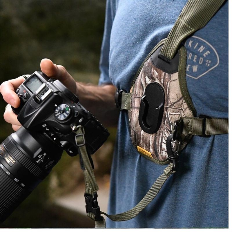 Cotton Carrier - Harnais d'épaule Skout G2 pour appareil photo – Camouflage ou gris