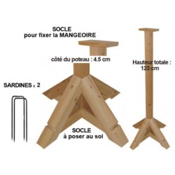 Mangeoire sur pied "Le Festin" (NM511/NM515) Mangeoire sur pied "Le Festin" (NM511/NM515)