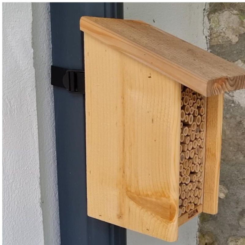 Hôtel à abeilles solitaires "Maya" - Pin Douglas/Epicéa - Nouvelle version Hôtel à abeilles solitaires "Maya" - Pin Douglas/Epicéa - Nouvelle version