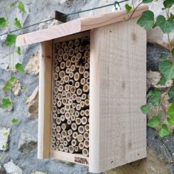 Hôtel à abeilles solitaires "Maya" - Pin Douglas/Epicéa - Nouvelle version Hôtel à abeilles solitaires "Maya" - Pin Douglas/Epicéa - Nouvelle version
