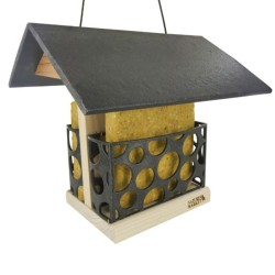 Mangeoire "Le bar à graisse" - Eco Ressource + avec 2 repas - Pin Douglas