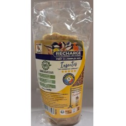 Recharge pour cylindre de graisse végétale "Prêt à l'emploi" aux Insectes