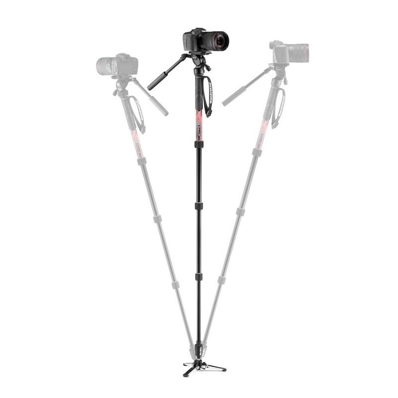 Element MII Vidéo Monopod Kit Alu. avec Rotule Fluide - Manfrotto