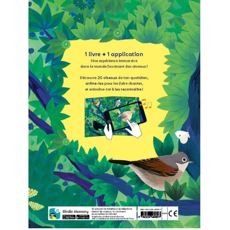 Écoute les oiseaux - avec l'application Birdie memory