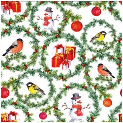 Serviettes "branches de pin" - Table