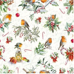 Serviettes "Décor de Noël" - Table