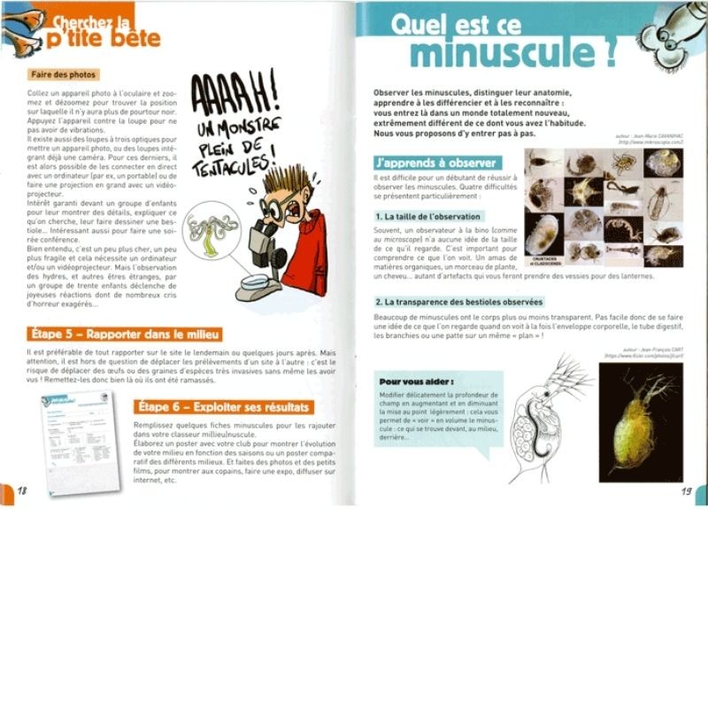 Au Pays des Minuscules - Le Guide pratique des micro invertébrés des eaux douces